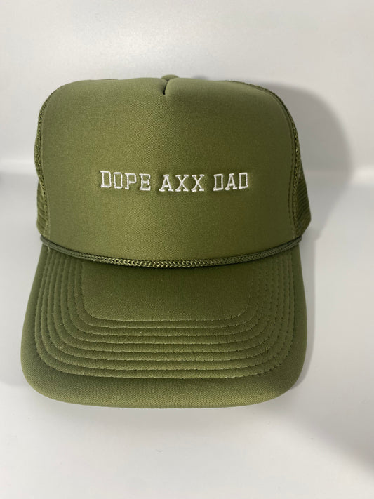 dope axx dad olive trucker