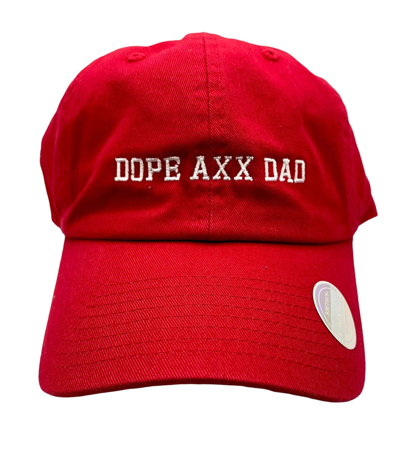 dope axx dad crimson hat